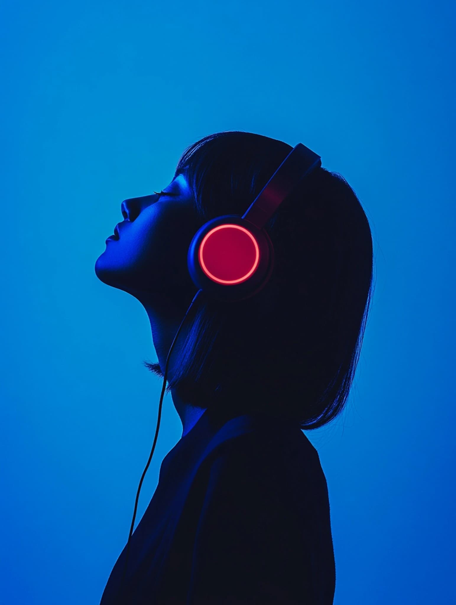 lady on headset